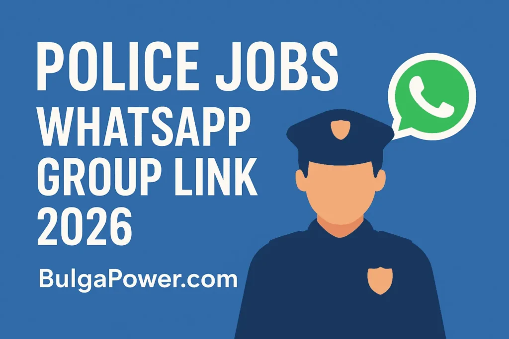 Police jobs whatsapp group link 2026