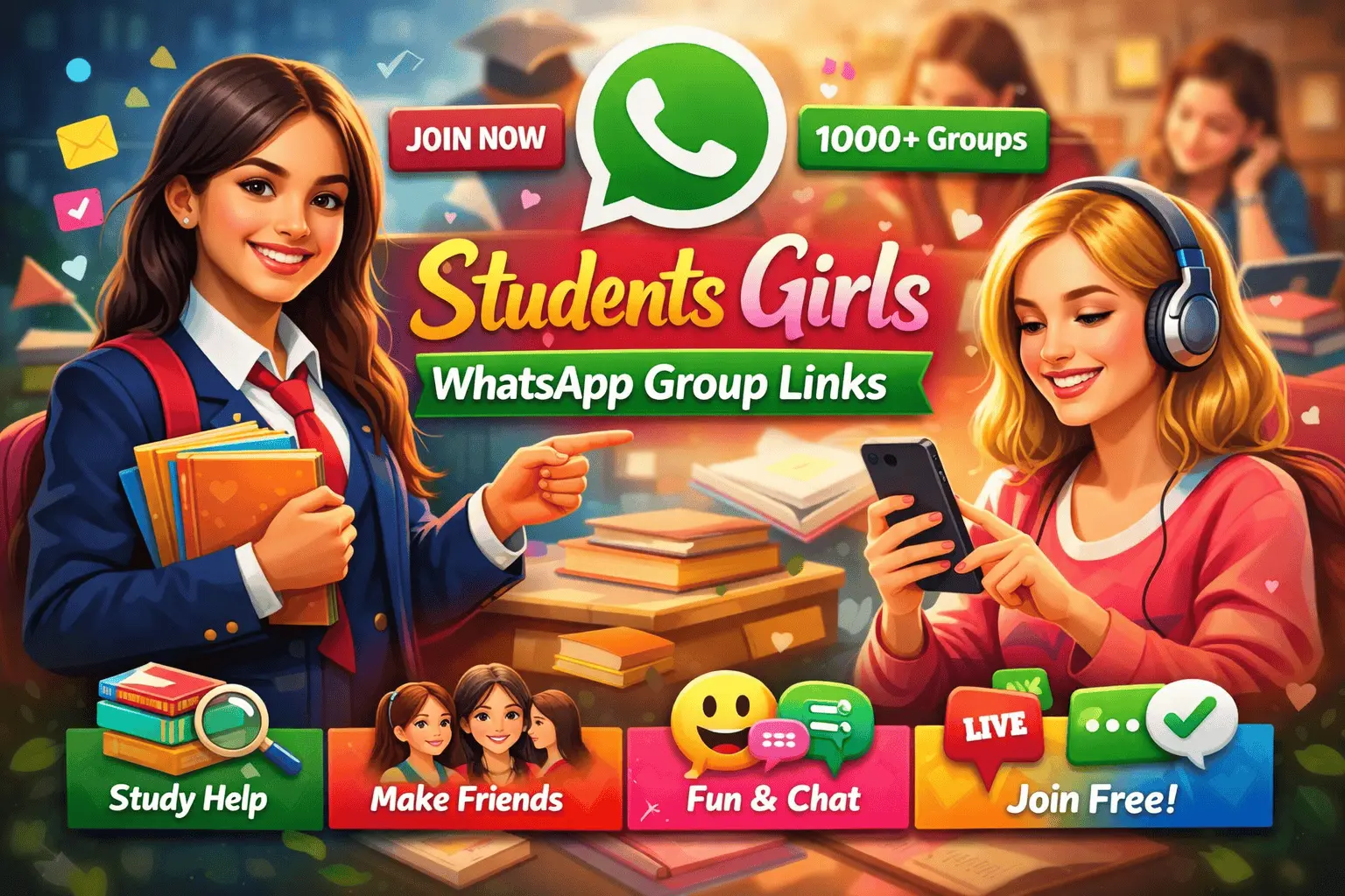 Students Girls WhatsApp Group Link (Active & Latest 2026)